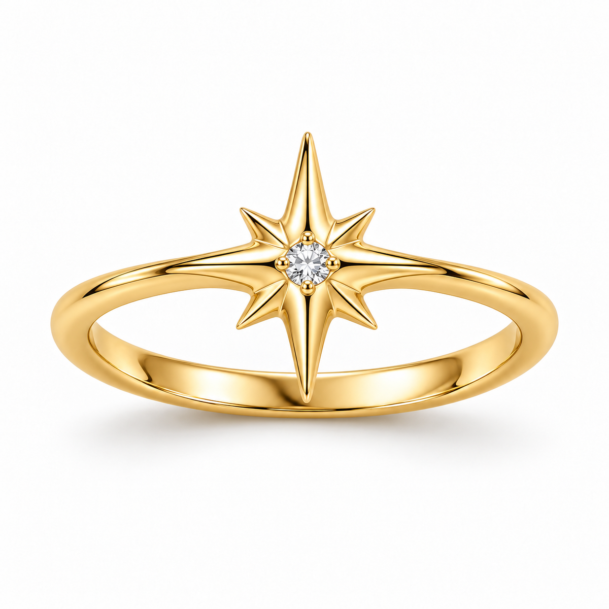 Stellar North Star Gold-Tone Ring